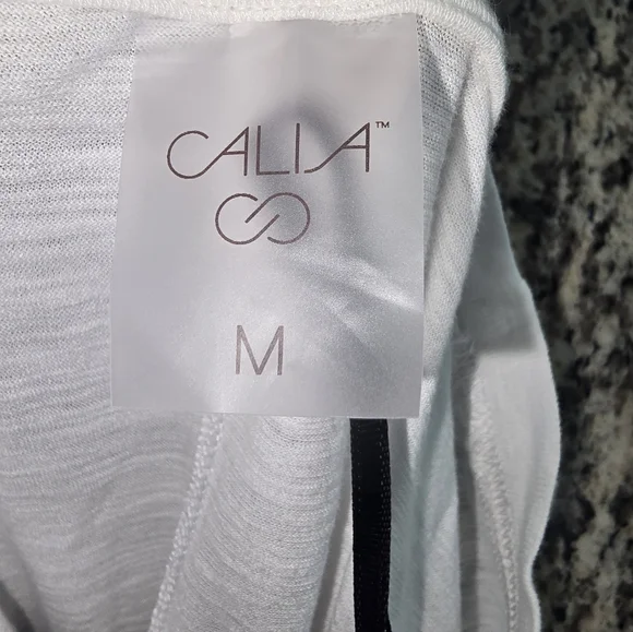 NWT Women's Calia White Sleeveless Muscle Tank Top Size: Medium - Picture 5 of 6